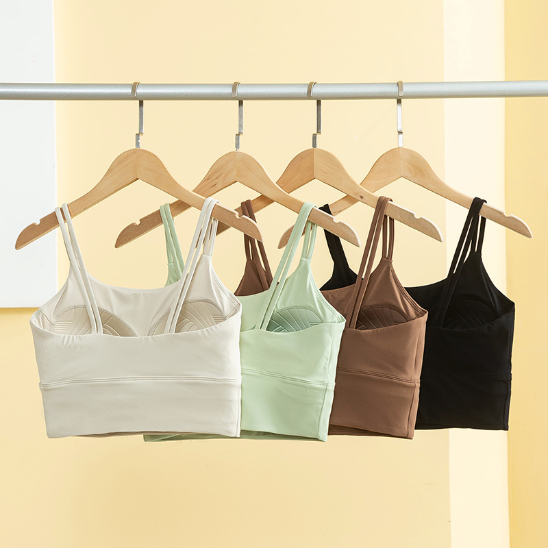 T Shirt Bra Seamless - Damski bezszwowy biustonosz sportowy, oddychający top