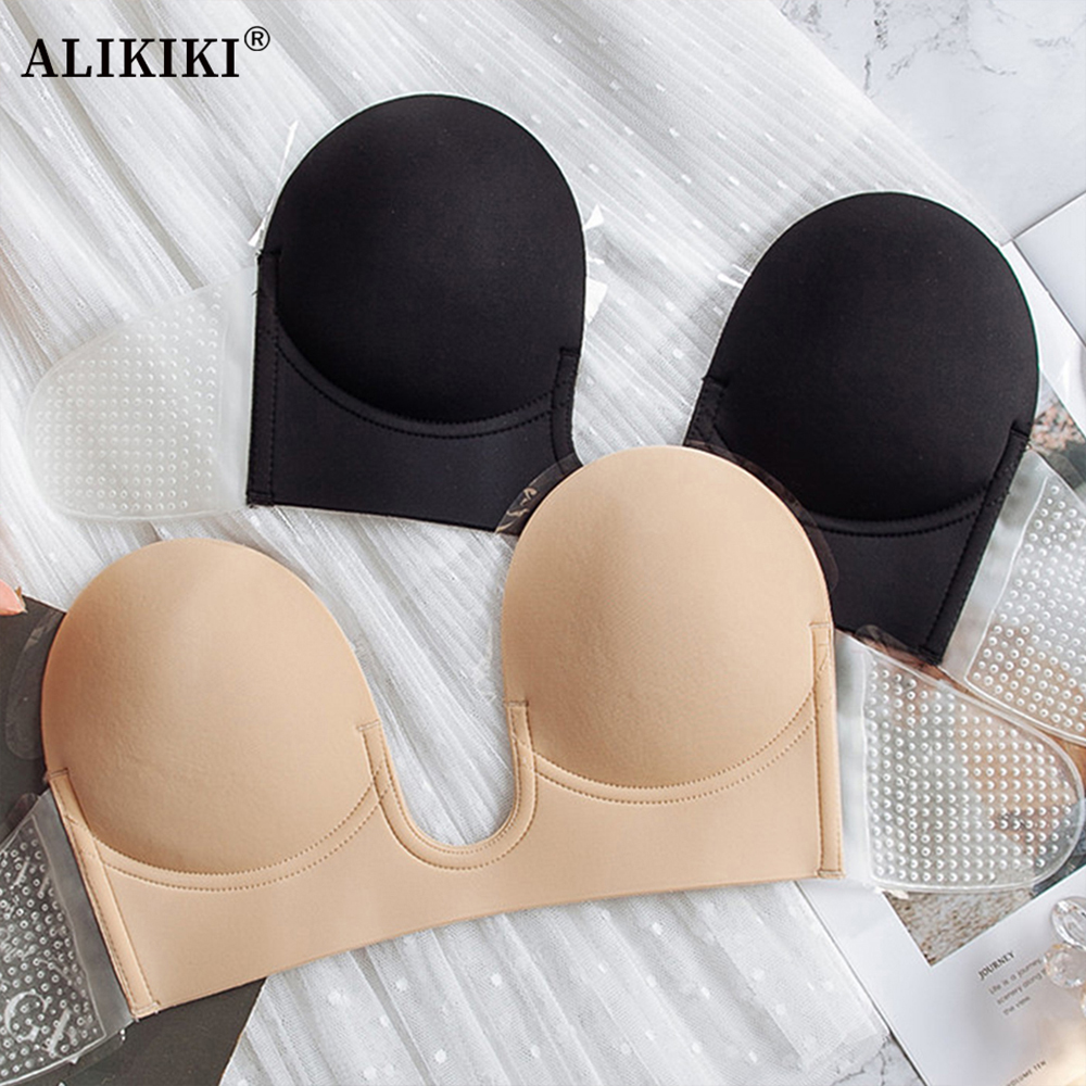 Backless Bra Sticky - Biustonosz samoprzylepny z głębokim dekoltem, bez