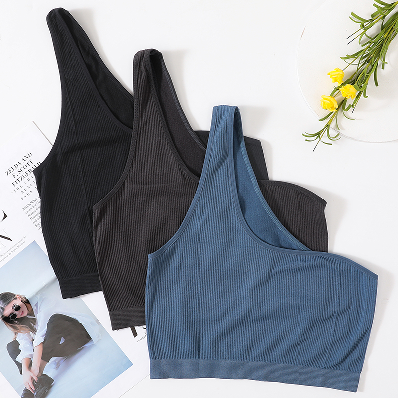 T Shirt Bra Seamless - Tank topy na jedno ramię damska