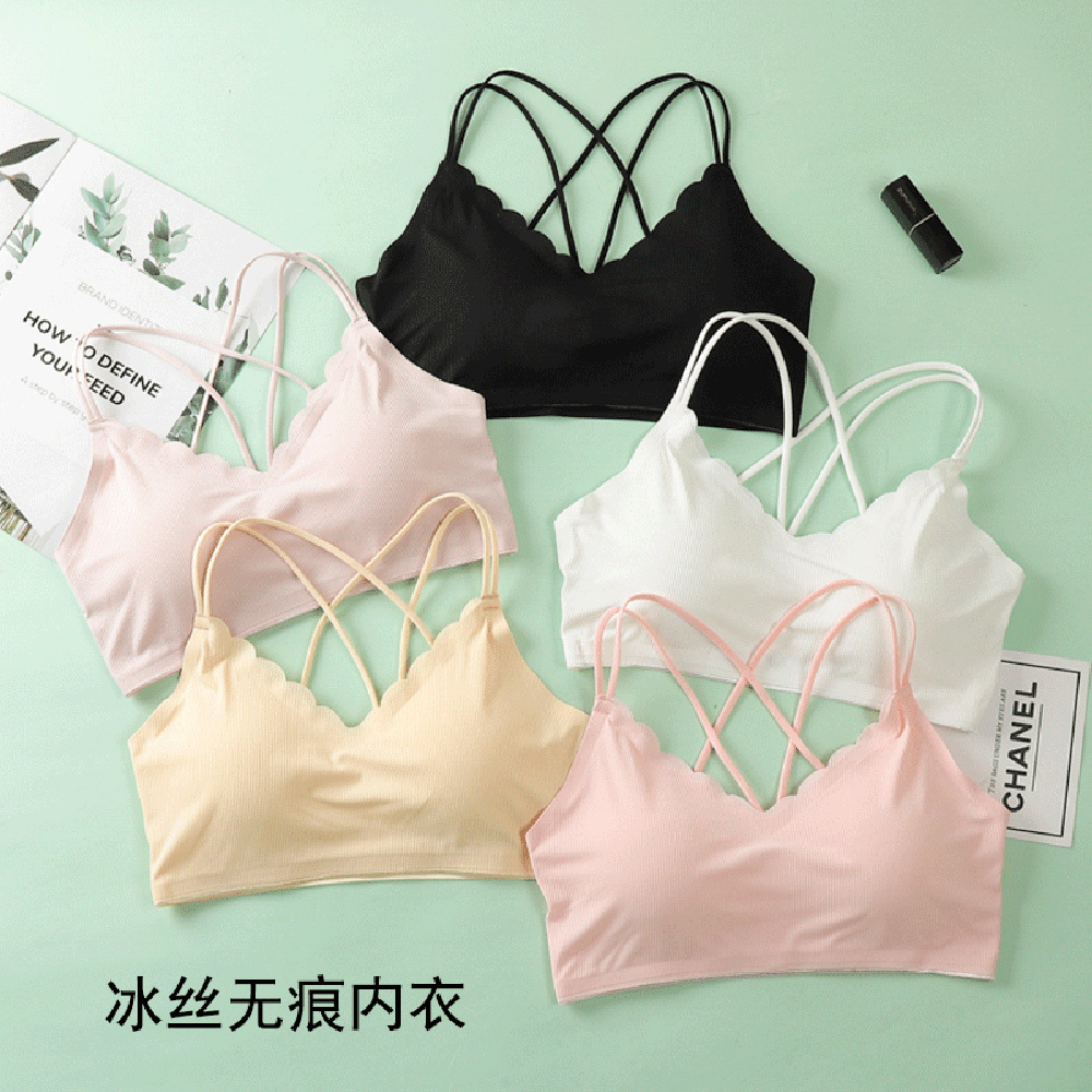 Lace Bralette Set - 3D seksowna bielizna biustonosz bezszwowy sportowy
