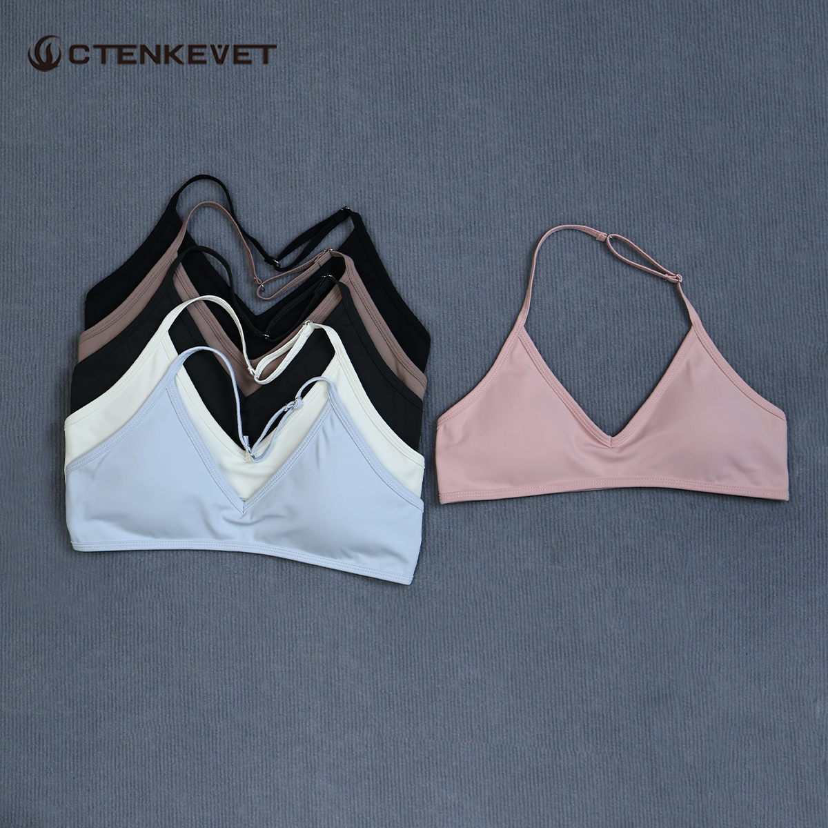 Sports Bra Racerback - Damski letni sportowy biustonosz do jogi