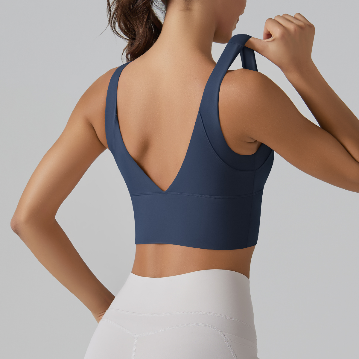 Plunge Bra Push Up - Nowy Tank Top do jogi Letnia