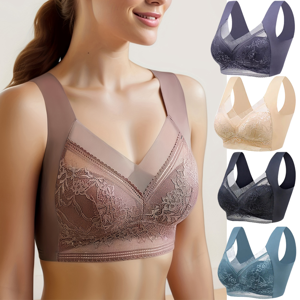 Cotton Bra Everyday - L-6L Duży biustonosz damski Push Up