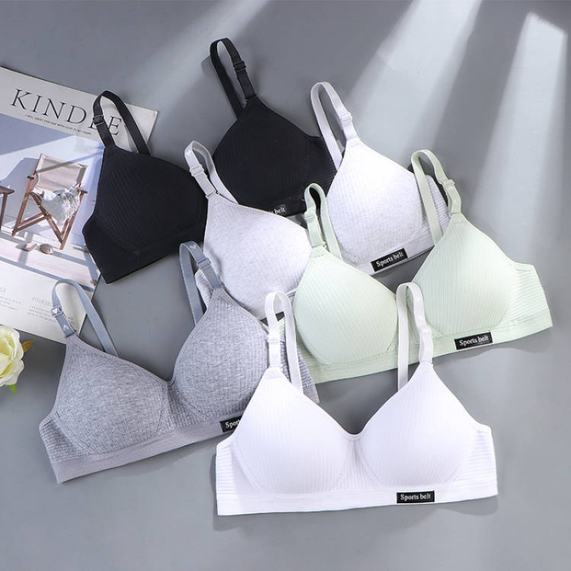 Cotton Bra Everyday - Damska bawełniana bielizna, biustonosz bez fiszbinów,