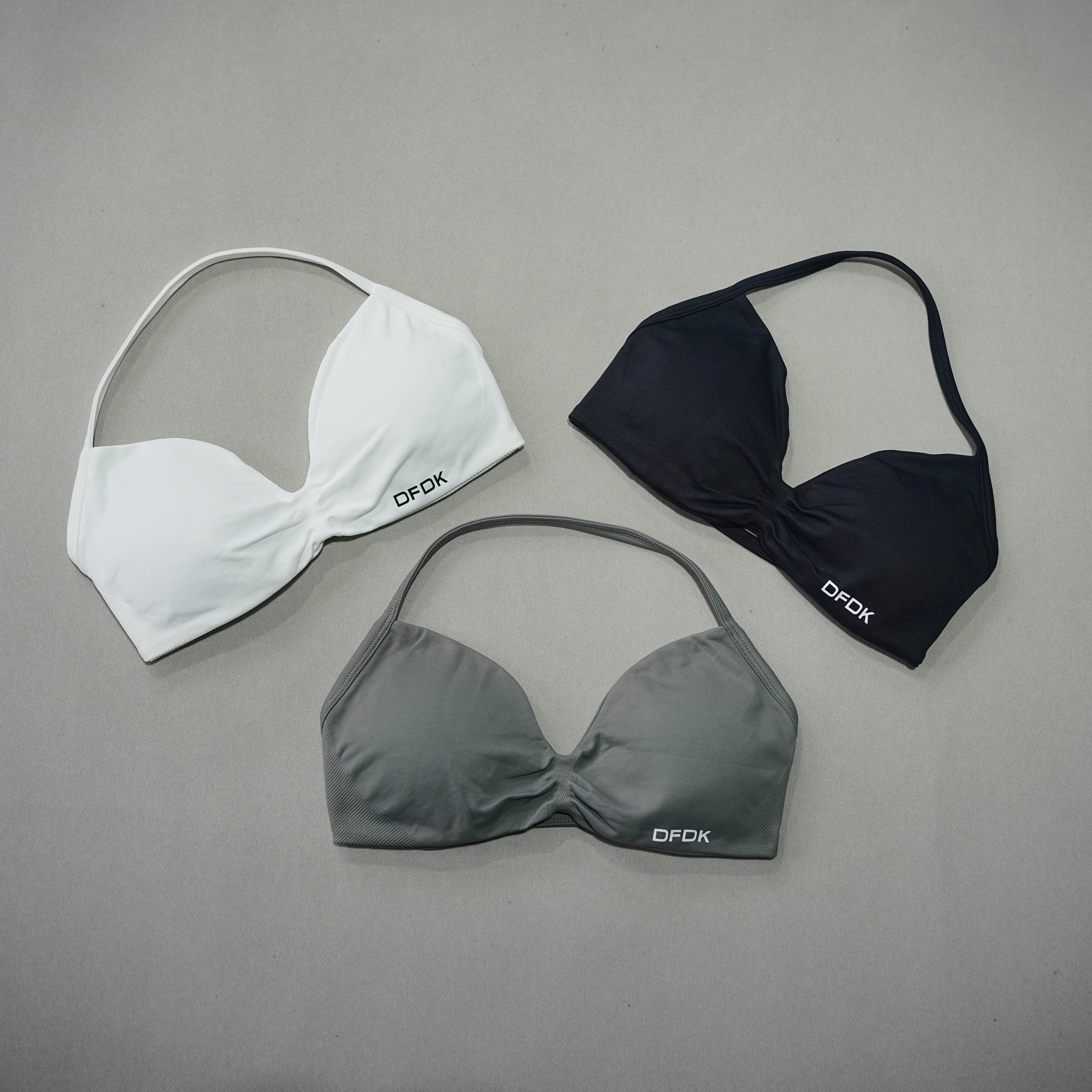 Plunge Bra Push Up - Biustonosz sportowy DFDK damski, mocno podtrzymujący,