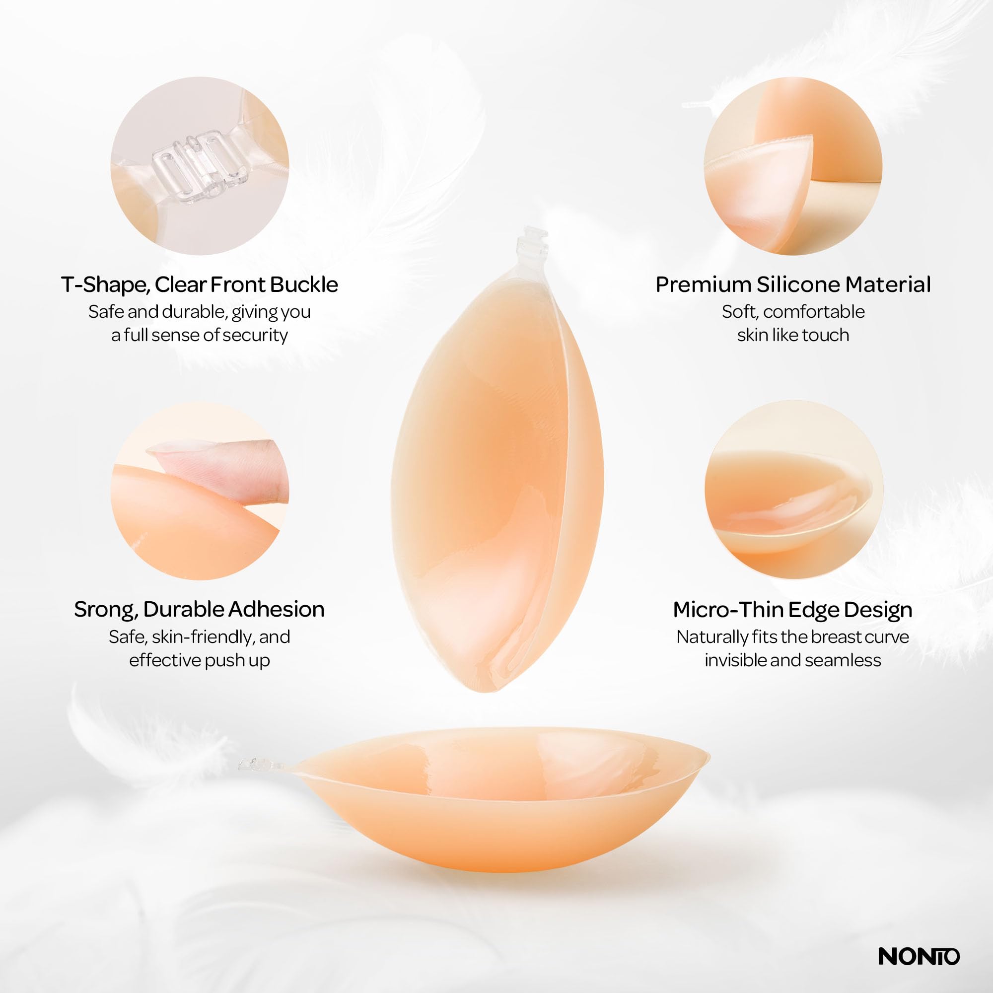 Samoprzylepny biustonosz bez r – Backless Bra Sticky recenzja i cena