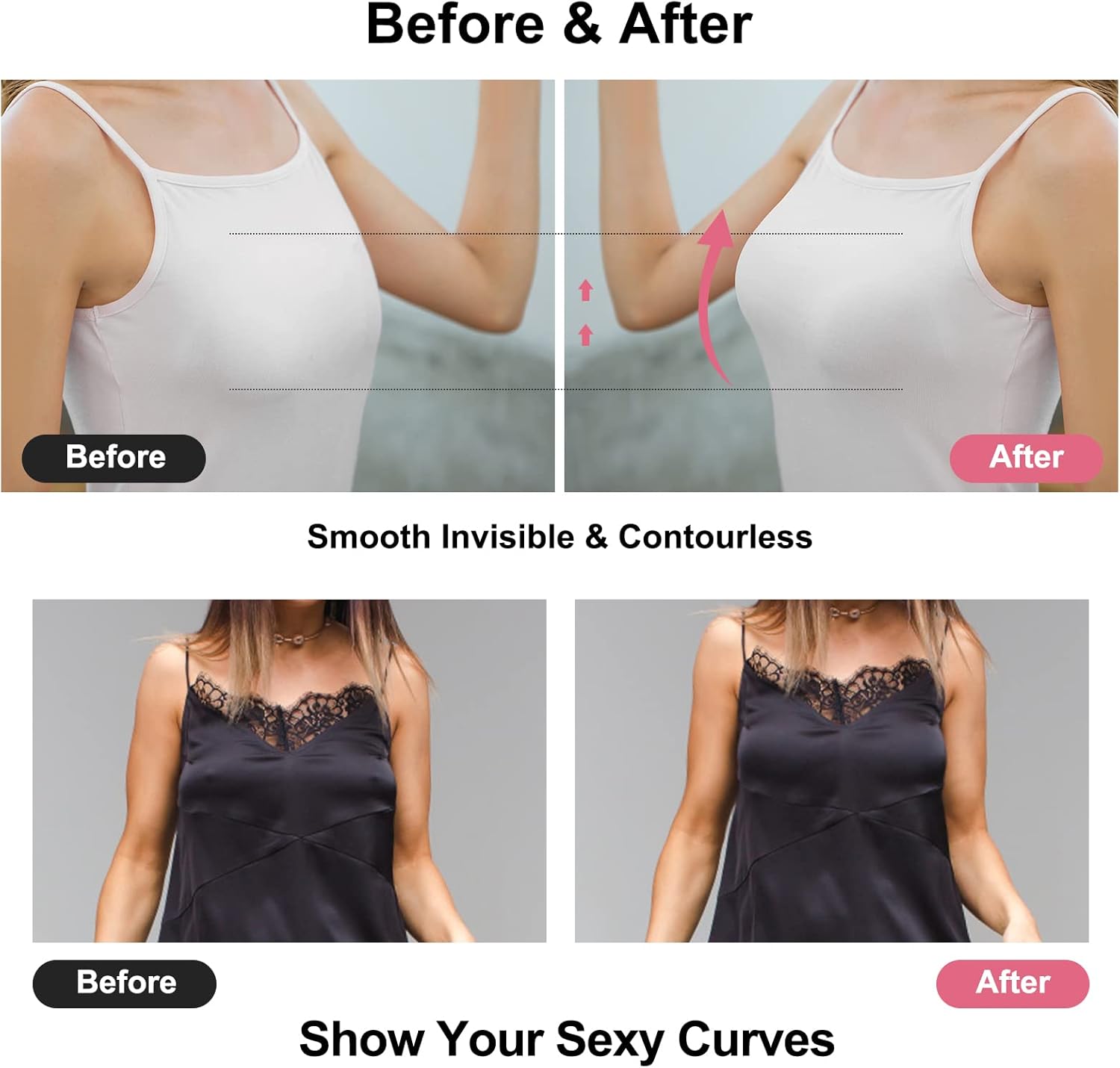 Samoprzylepny biustonosz push- – Strapless Bra Adhesive recenzja i cena