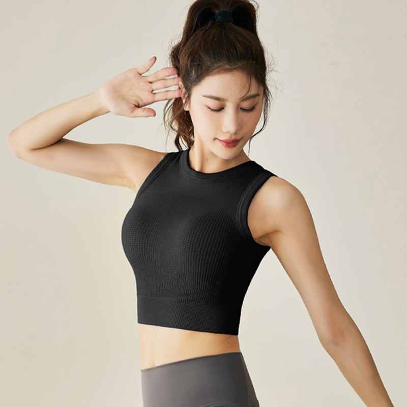 Damski top do jogi w cukierkow – T Shirt Bra Seamless recenzja i cena