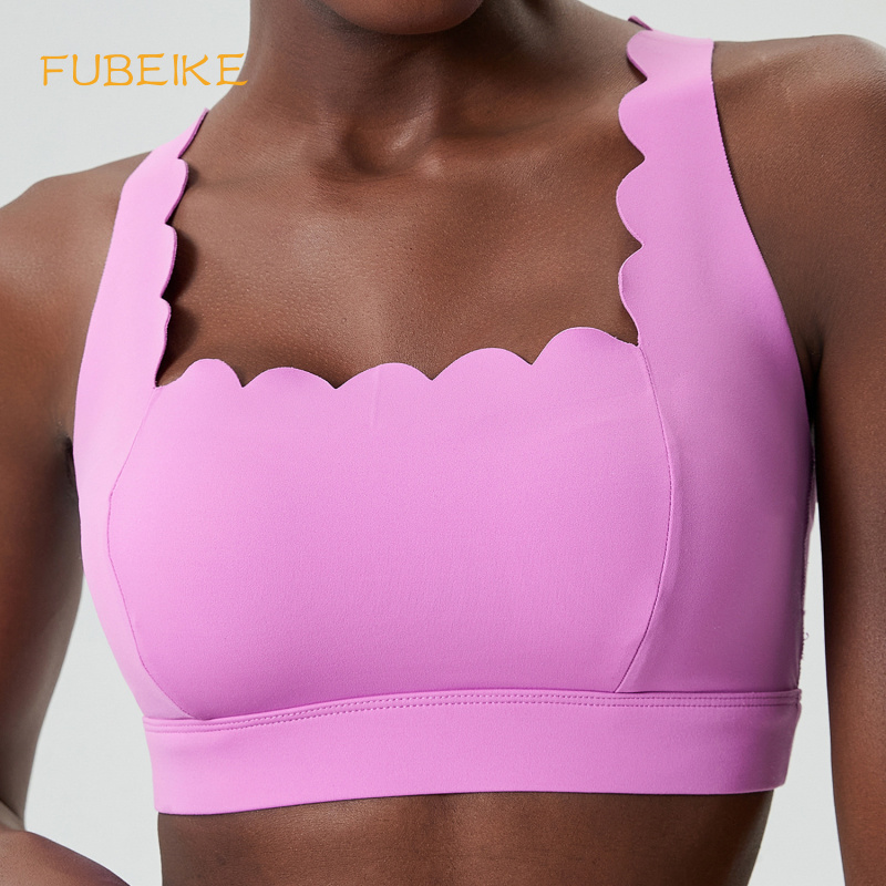 FUBEIKE mała fala podwójny pas – Sports Bra Racerback recenzja i cena