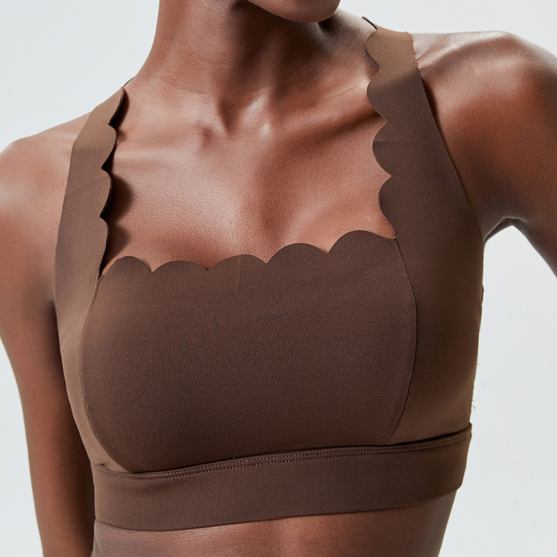 FUBEIKE mała fala podwójny pas – Sports Bra Racerback recenzja i cena