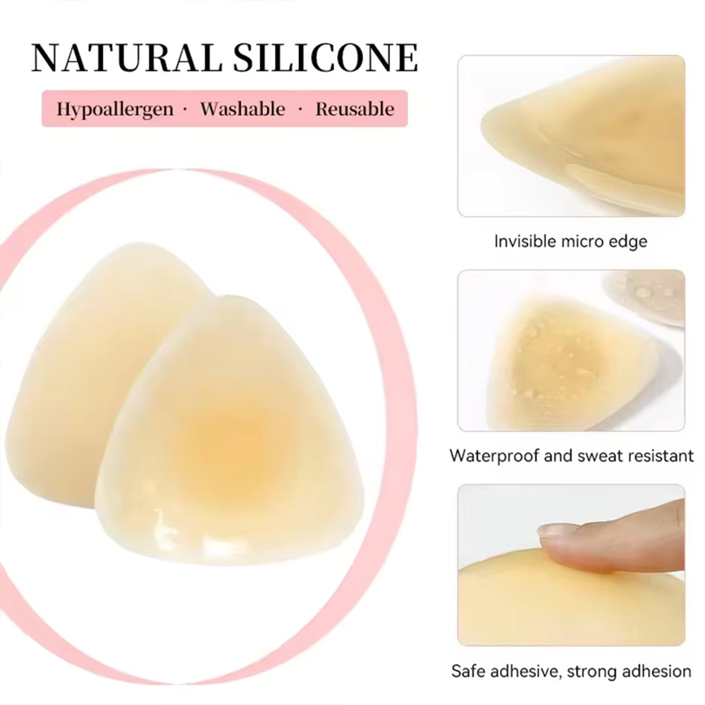 Silikonowe trójkątne nakładki  – Backless Bra Sticky recenzja i cena
