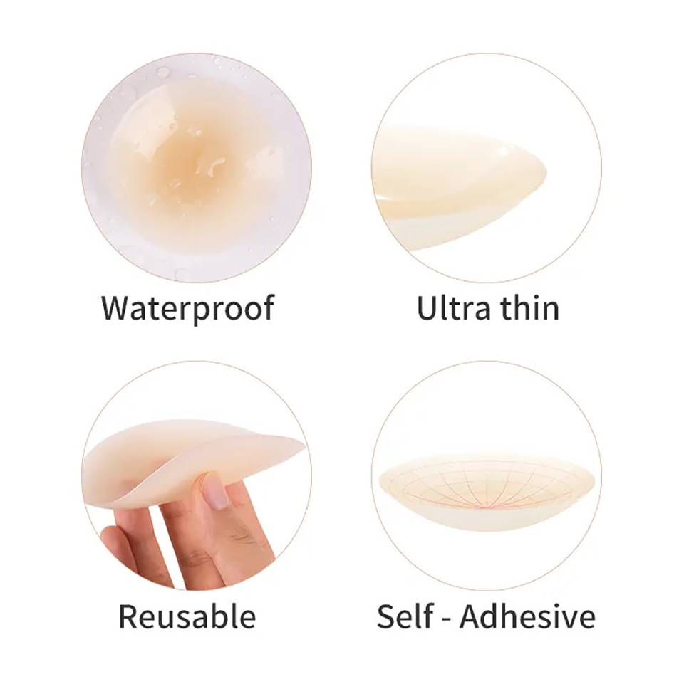 Wielorazowe silikonowe naklejk – Strapless Bra Adhesive recenzja i cena