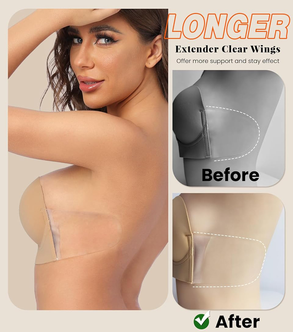 Biustonosz samoprzylepny z głę – Backless Bra Sticky recenzja i cena