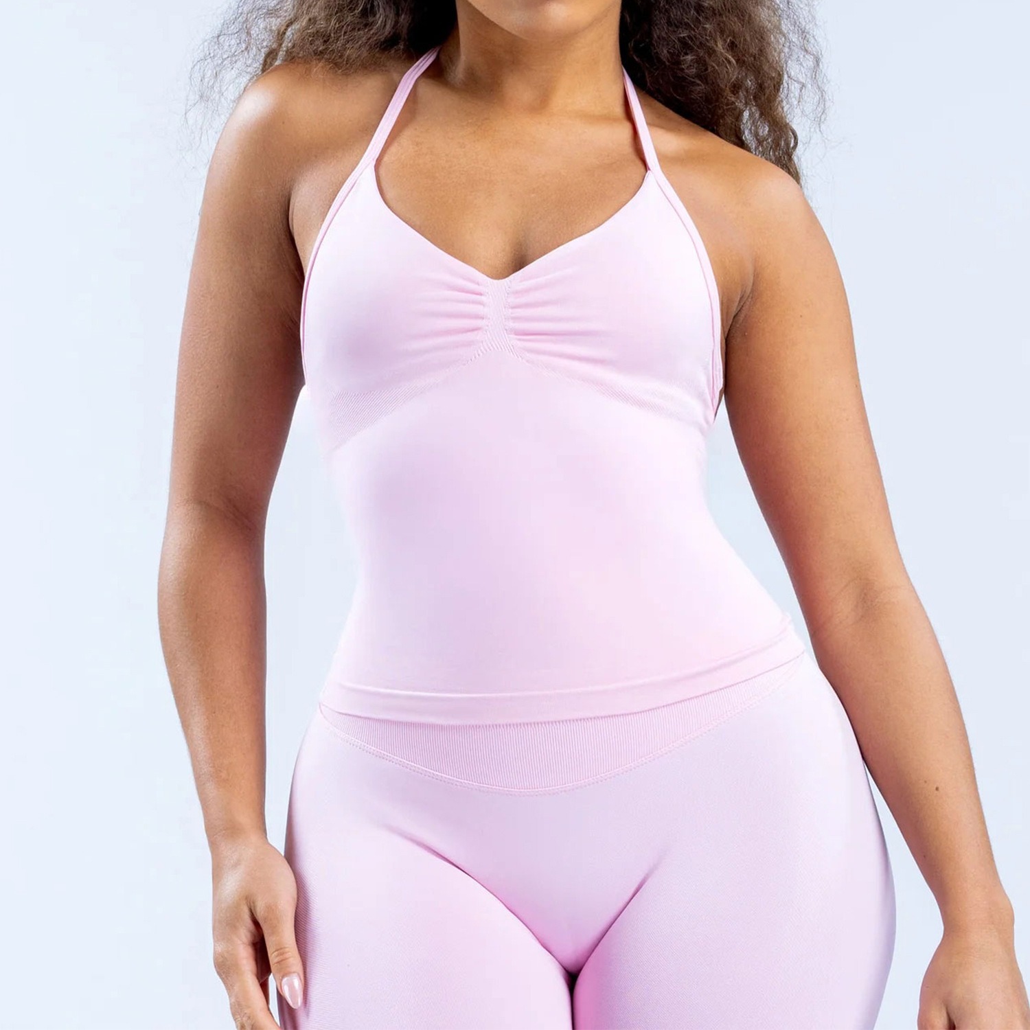 Damski top do jogi z dekoltem  – T Shirt Bra Seamless recenzja i cena