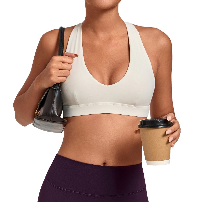 Bezszwowe damskie biustonosze  – Sports Bra Racerback recenzja i cena