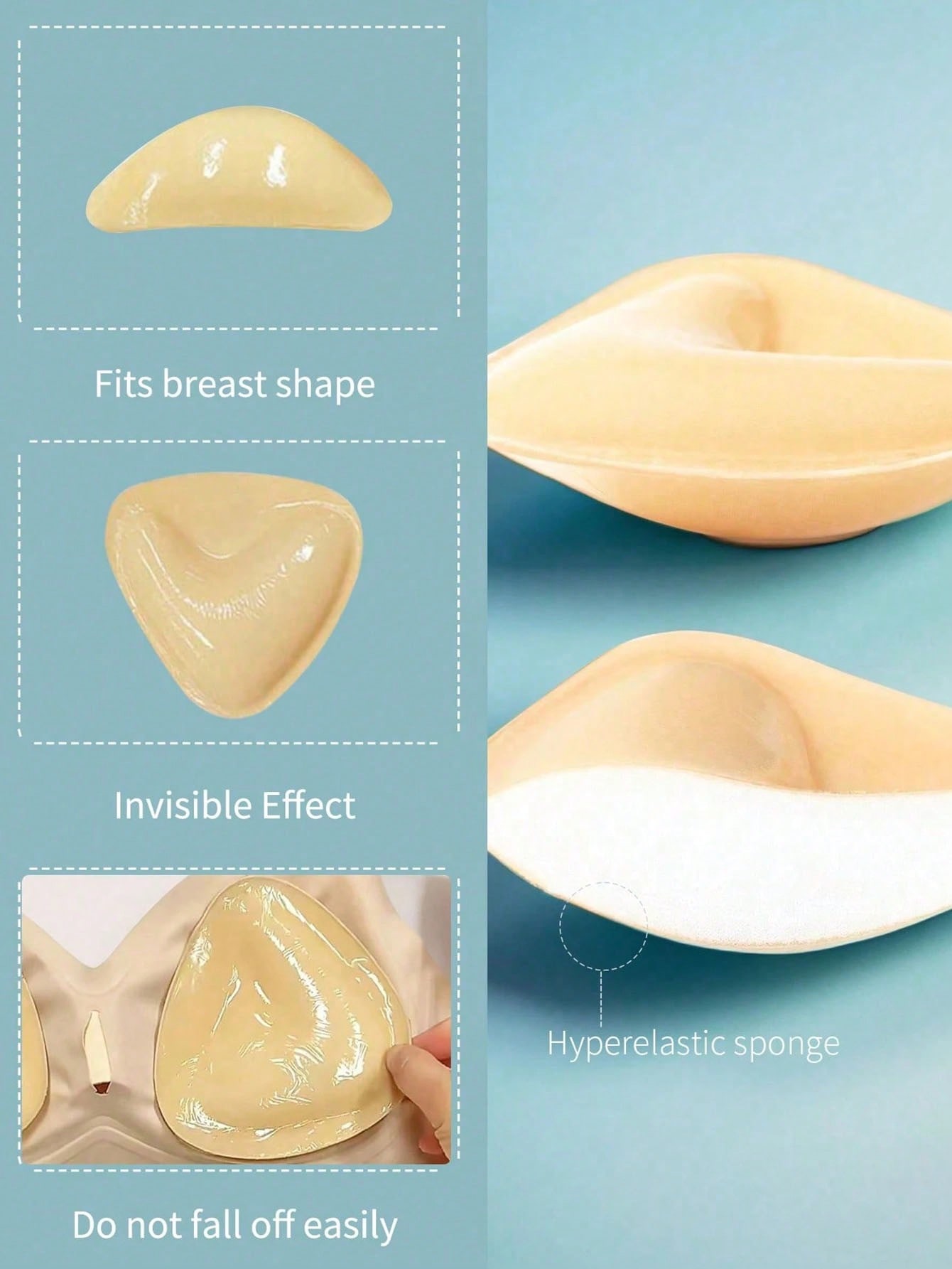 2 szt. Wielorazowa, dwustronna – Strapless Bra Adhesive recenzja i cena
