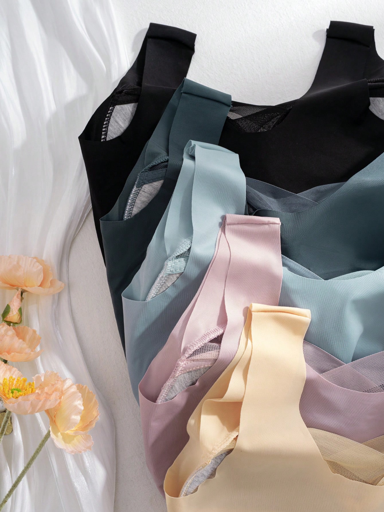 5 szt. Damski Bezszwowy Biusto – Sleep Bra Bralette recenzja i cena