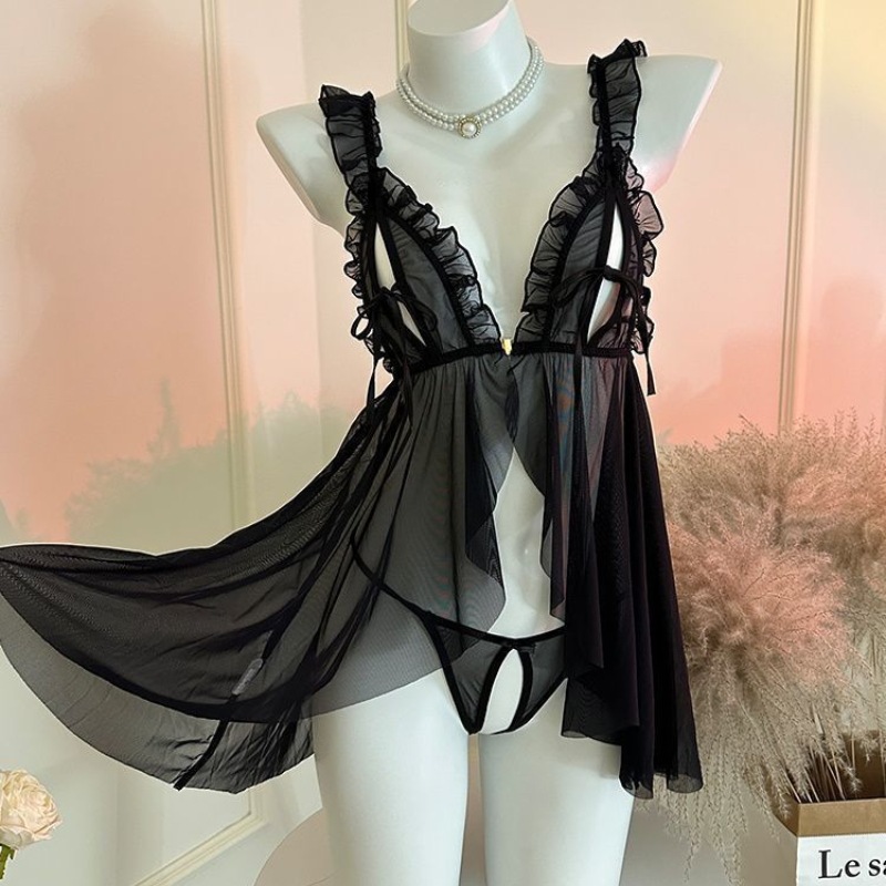 Damski Zestaw Piżamowy Koronko – Lace Bralette Set recenzja i cena