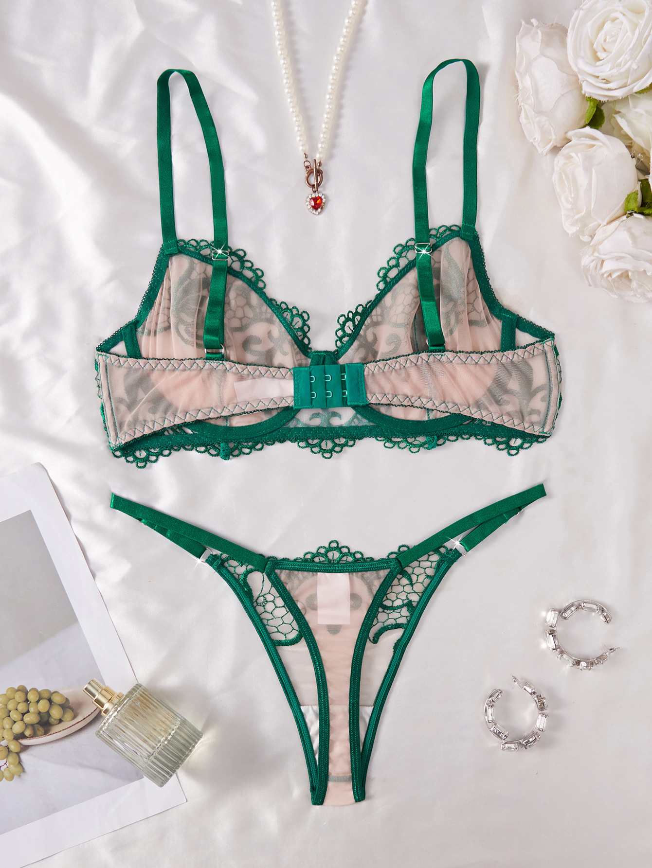 Dwuczęściowy zestaw bielizny p – Sheer Mesh Bra recenzja i cena