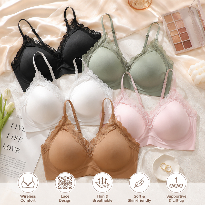 Bezszwowy biustonosz bez fiszb – Sleep Bra Bralette recenzja i cena