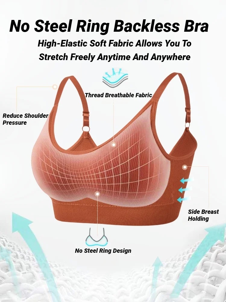 Bezszwowe biustonosze damskie  – Sleep Bra Bralette recenzja i cena