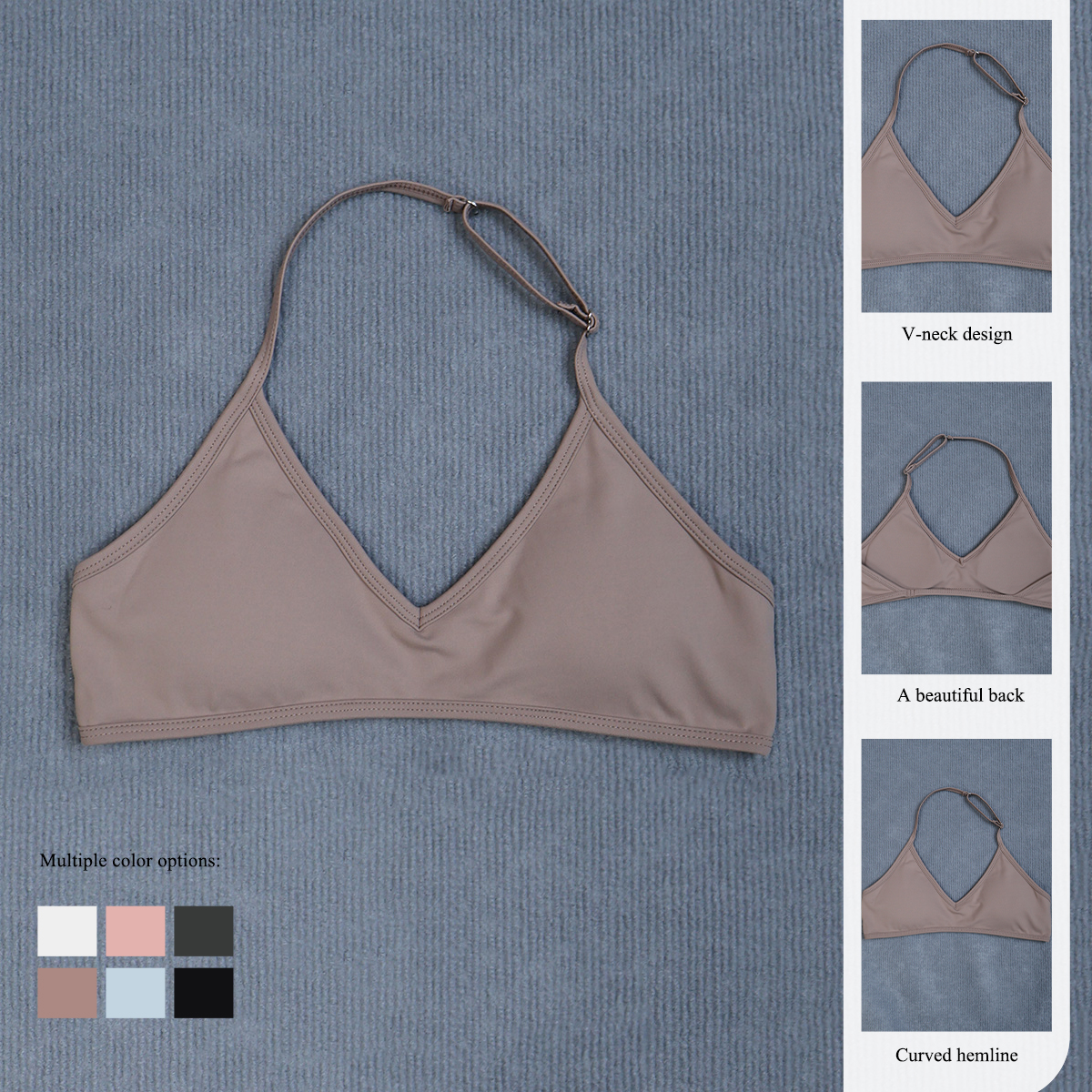 Damski letni sportowy biustono – Sports Bra Racerback recenzja i cena
