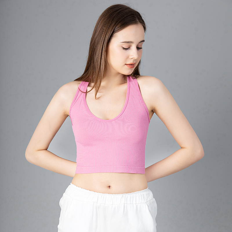 Topy z dekoltem w serek kobiet – T Shirt Bra Seamless recenzja i cena