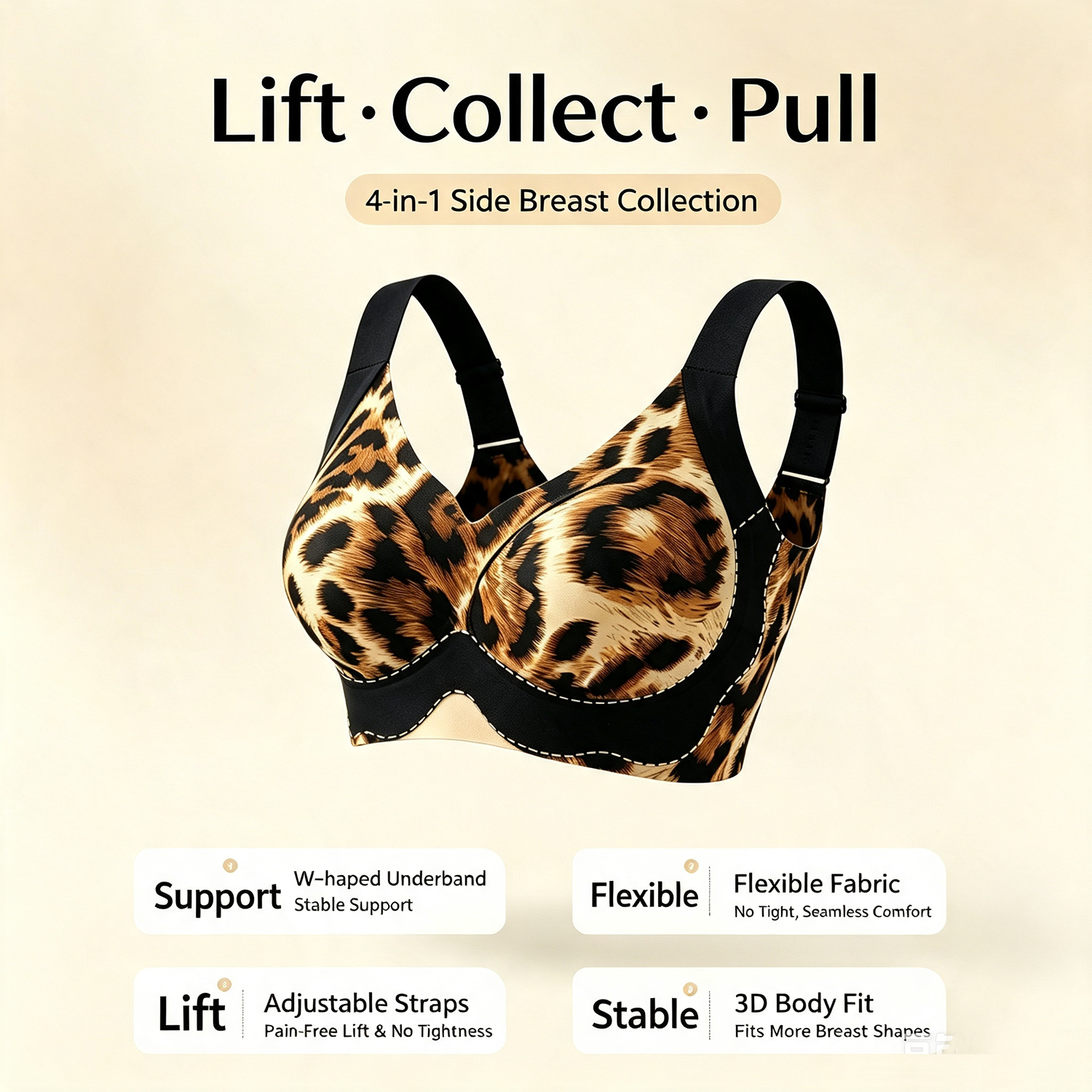 Biustonosz damski plus size z  – Full Coverage Bra recenzja i cena