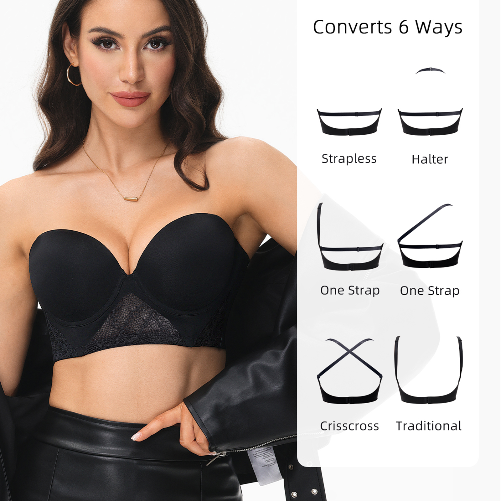 Nowe damskie biustonosze codzi – Convertible Bra Multiway recenzja i cena