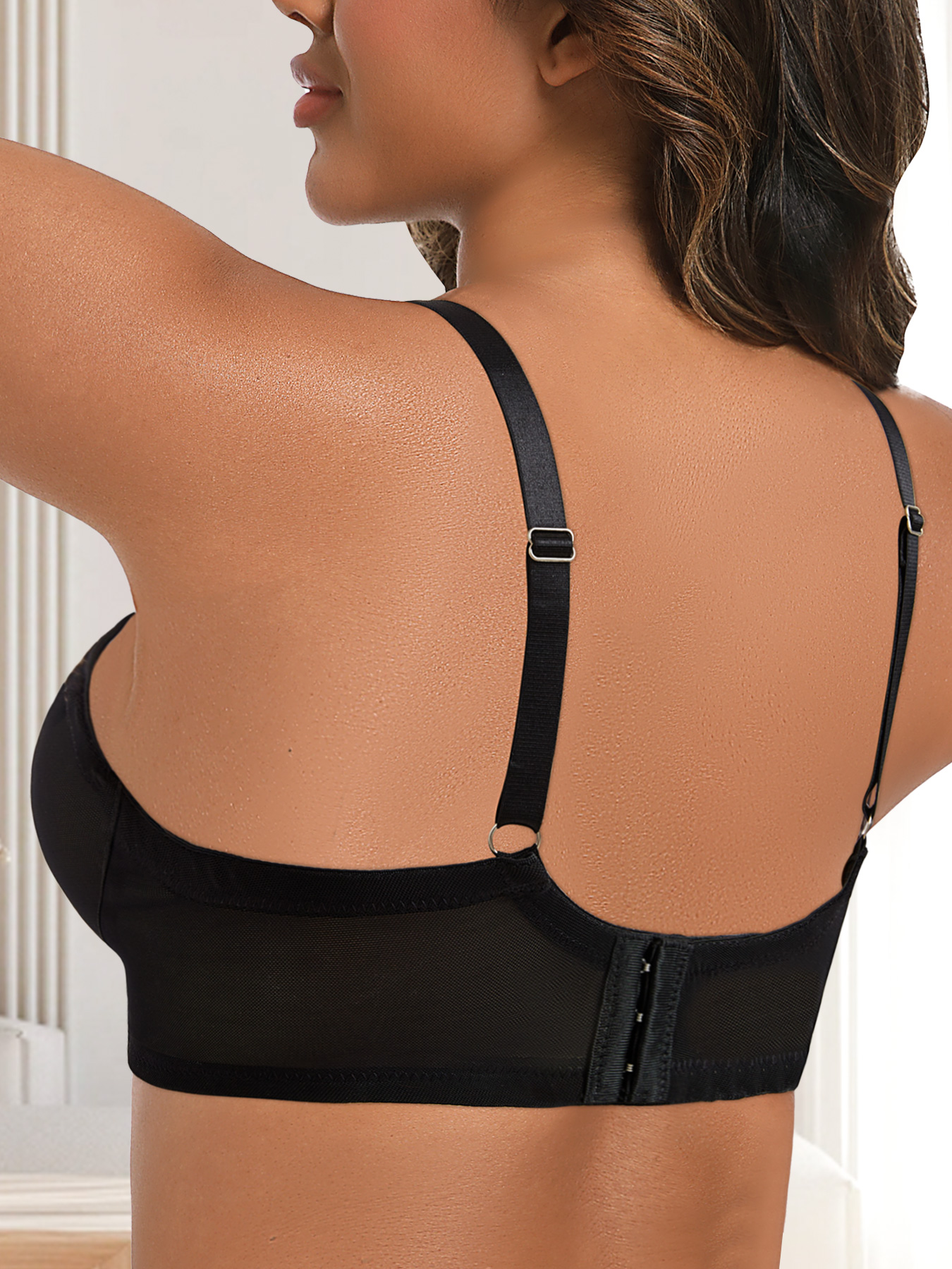 Seksowny biustonosz plus size  – Sheer Bra Lace recenzja i cena