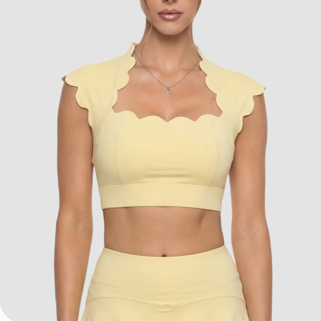 Damska sportowa kamizelka z fa – Sports Bra Racerback recenzja i cena