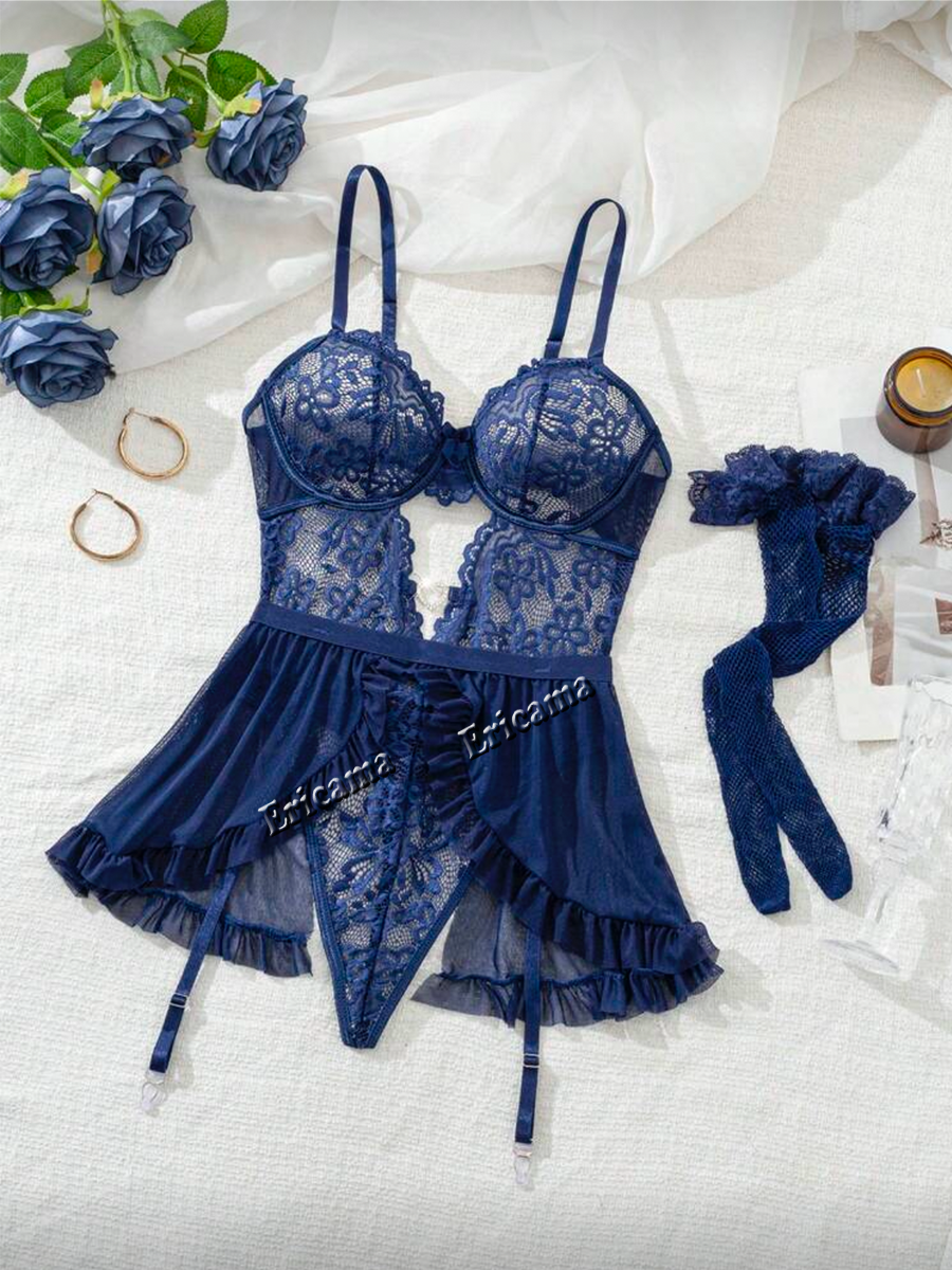 Erotyczne komplety bielizny da – Lace Bralette Set recenzja i cena