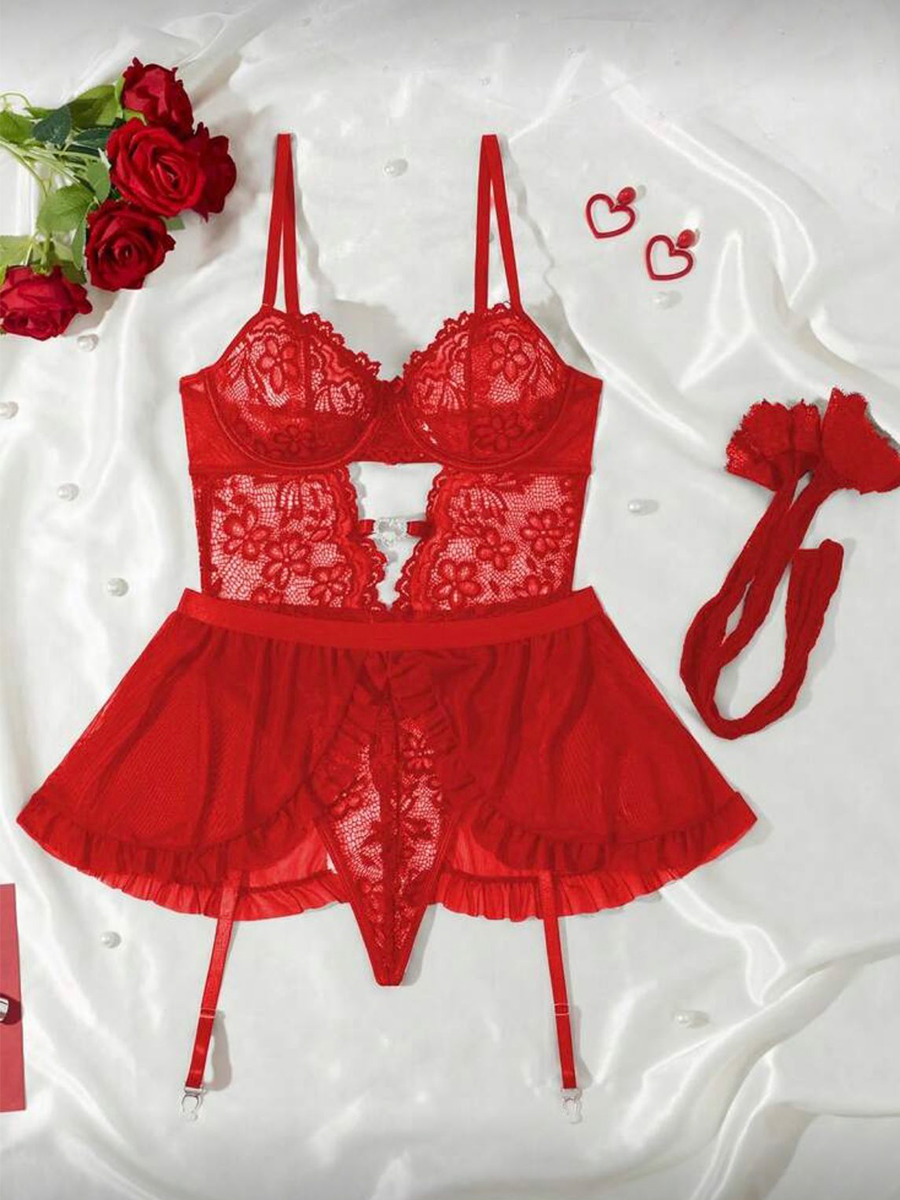 Erotyczne komplety bielizny da – Lace Bralette Set recenzja i cena