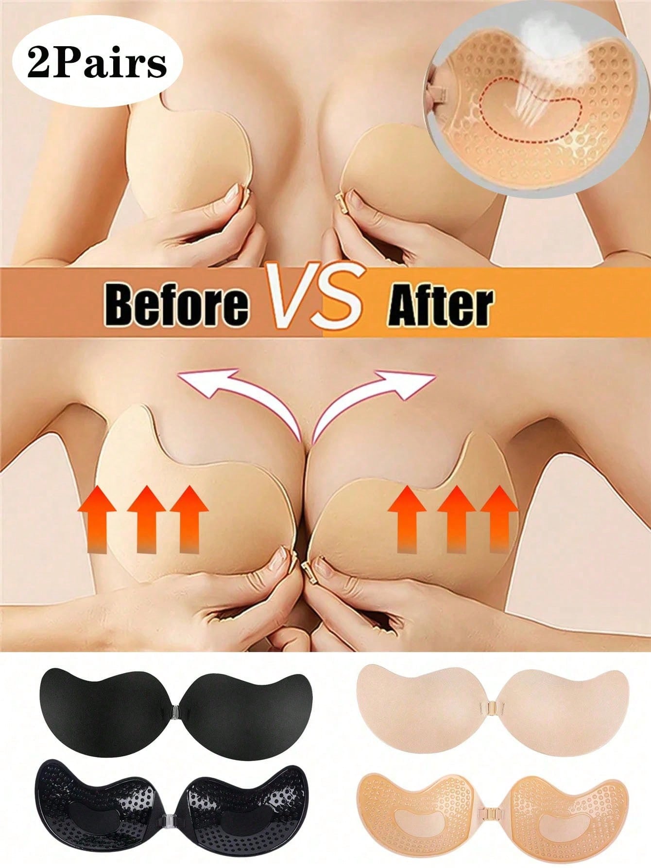 2-pak Damskie Samoprzylepne Ni – Strapless Bra Adhesive recenzja i cena